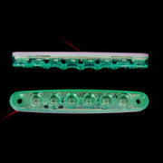 LED габарит, светлина тънка зелена, 24V с 6 SMD LED