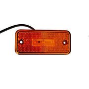 Диоден габарит висящ с гума, жълт 12V с 2 SMD LED