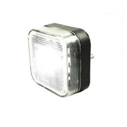 LED габарит квадрат 12-24V с 4 SMD диода, 12-24V - бял