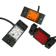 LED габарит с 3 SMD диода, бял малък, 12-24V