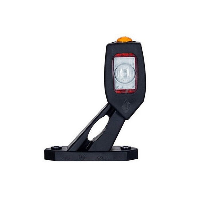 LED рогче косо, късо Ж/Б/Ч дясно, 12-24V