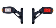LED рогче косо, късо Ж/Б/Ч дясно, 12-24V