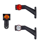 Тройно LED рогче дълго, дясно 12-24V