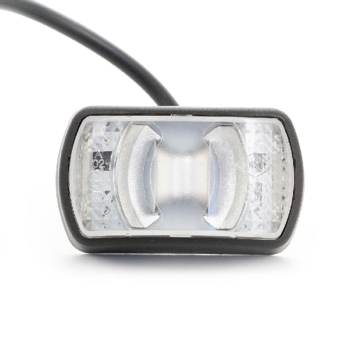 LED габарит с рефлектор, бял с 4 SMD диода, 12/24V