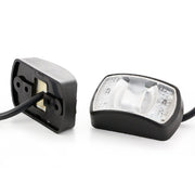 LED габарит с рефлектор, бял с 4 SMD диода, 12/24V