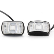 LED габарит с рефлектор, бял с 4 SMD диода, 12/24V
