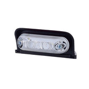 LED габарит овал, напречен монтаж, бял - 12-24V
