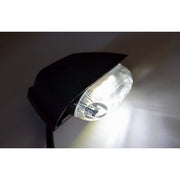 LED габарит овал, напречен монтаж, бял - 12-24V