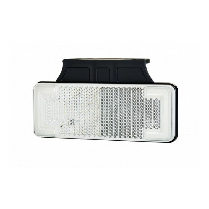 LED габарит неон бял, 12/24V с монтажна скоба