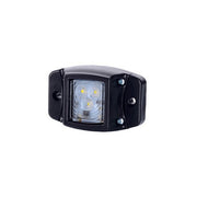 Бял LED габарит с 3 диода на висока основа, 12-24V