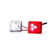 LED елементи за вграждане, червено-бяло 12-24V