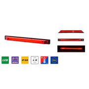 Дълъг LED габарит 12-24V - червен