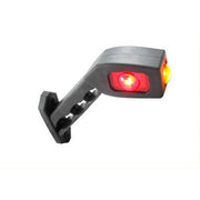 LED рогче косо, жълто/бяло/червено, дясно - 12-24V