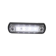 LED габарит бял с 4 диода, 12-24V
