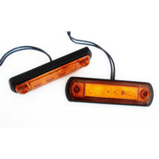 LED габарит, жълт с 4 диода, 12-24V