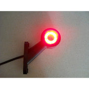 LED рогче косо дясно червено-бяло, 12-24V