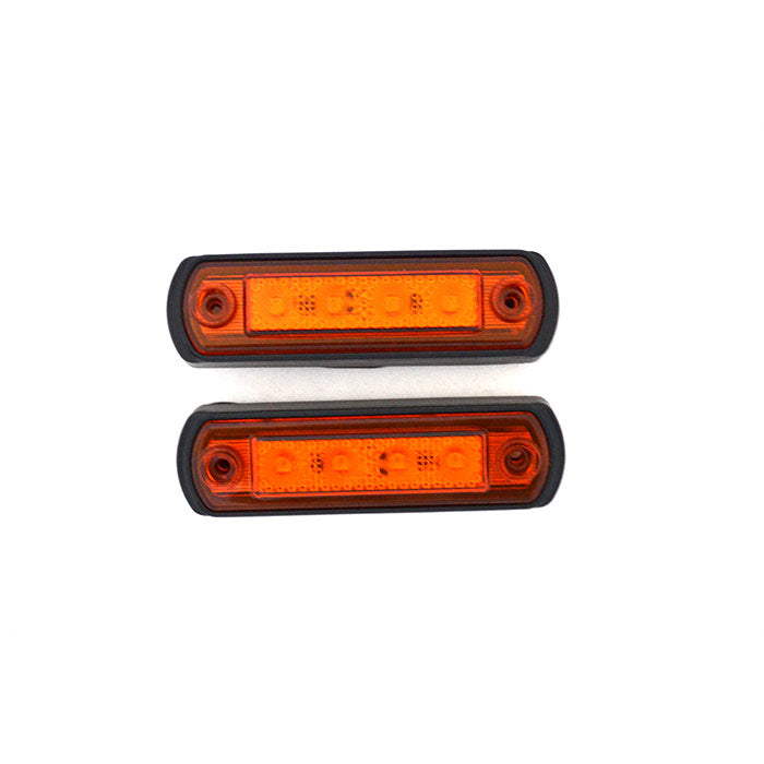 LED габарит за ролбар  жълт, 12-24V