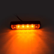 LED габарит за ролбар  жълт, 12-24V