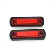 LED габарит за ролбар  червен, 12-24V