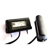 Черно LED осветление за номер, 12-24V