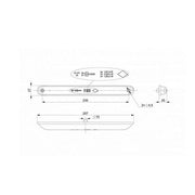 LED стоп с три функции - тип дълъг габарит, 12-24V