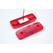 LED габарит за всички товарни автомобили 9 SMD, 12V - Червен