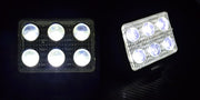 LED прожектор 18W, 3D дизайн, 6 диода – мощен алуминиев прожектор