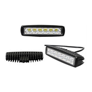 LED халоген - прожектор алуминий  6 диода 18W