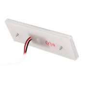 Бял LED габарит за универсална употреба - 24V с единична функция