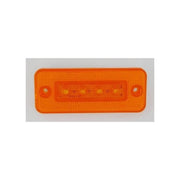 Жълт LED габарит с 4 диода 24V, за камион/ бус/ ремарке