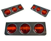 1 бр. LED стоп с 3 кръгли хамбургера