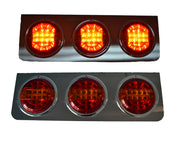 1 бр. LED стоп с 3 кръгли хамбургера