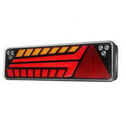 Ляв LED Стоп с Динамичен "Бягащ" Мигач, 52см x 14.6см, 7 Функции, Е-Мark, 12V-24V
