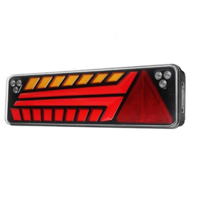 Ляв LED Стоп с Динамичен "Бягащ" Мигач, 52см x 14.6см, 7 Функции, Е-Мark, 12V-24V