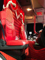 Калъфи за седалки за Iveco S-Way, червени