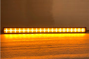 100 См Led Bar Лед Диоден Бар Прожектор Бяла и Оранжева, Жълта Светлина, Блиц, Флаш, CROSS DRL 240W 12V 24V
