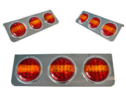 1 бр. LED стоп с 3 кръгли хамбургера
