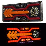 LED неон стоп, с кръг и мигач-стрела, 33 см