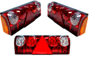 Голям LED стоп за ремарке с триъгълник, 24V, тип Krone