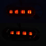Диоден габарит LUX, с 4 диода, червено стъкло, 24V