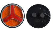 Кръгъл LED стоп, 2 функции - мигач и неон габарит