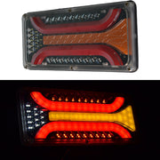 LED неон стоп, с 2 дъги