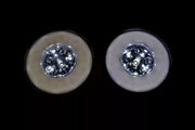 Неон LED габарит за огледало, Червено/Бяло - 12/24V