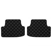 Кожени стелки за VW GOLF VII 2012+ черно, антиплъзгащи