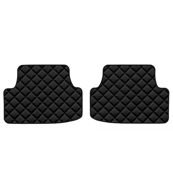 Кожени стелки за VW GOLF VII 2012+ черно, антиплъзгащи