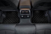 Кожени стелки за VW GOLF VII 2012+ черно, антиплъзгащи