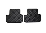 Anti-slippery  кожени стелки за AUDI A4 2008 - 2015, черно - ЗАДНИ