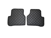 Anti-slippery  кожени стелки за VW PASSAT B6 2005-2010, черно - ЗАДНИ