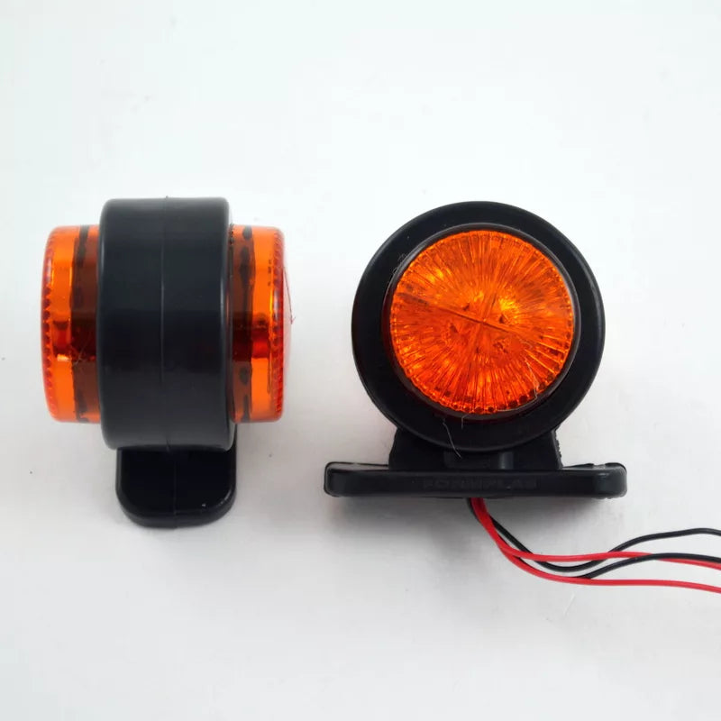 LED кехлибарени задни странични габарити за Scania, Volvo, DAF, MAN - 24V