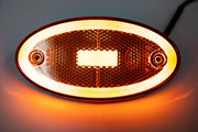 LED Светодиоден Габарит, 116mm x 60mm, Оранжев, Жълт, Неон Ефект, Три Функции,12V-24V